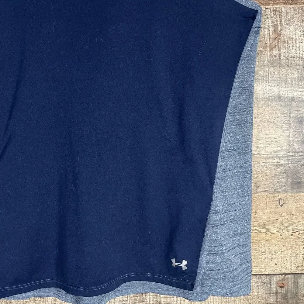 Under Armour Heat Gear Navy Blue Racerback Tank Top Size XL - Picture 3 of 8